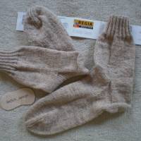 Socken für Herren, Größe 44 / 45, beige Bild 1