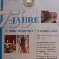 Numisblatt  2/2001 mit Gedenkmünze- 50 Jahre Deutsches Meeresmuseum Bild 2