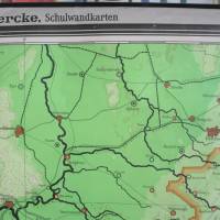 alte Landkarte NRW 1964 Rollbild Bild 3