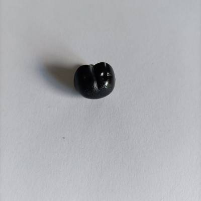 Tiernase zum Stecken schwarz Ø 18 mm
