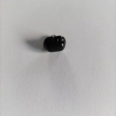 Tiernase zum Stecken schwarz Ø 15 mm