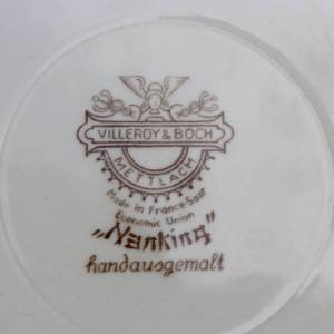 6 Suppenteller Pastateller Salatteller Ø 23,5 cm Teller Nanking Villeroy & Boch alte Serie 70er 80er Jahre Bild 8