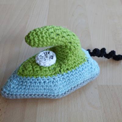 Häkelanleitung Bügeleisen, Kinderspielzeug, pdf-Datei