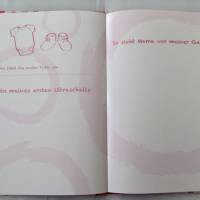 Besticktes Babyalbum/Babytagebuch aus Filz ,,Mädchen,, Bild 6