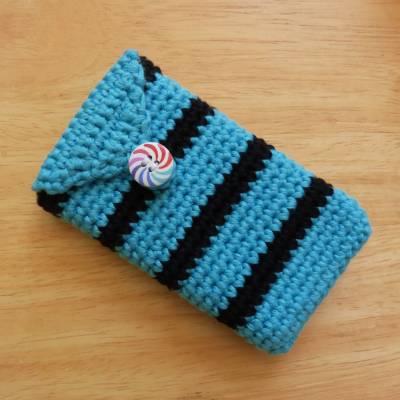 Häkelanleitung Handy-Etui nach Maß, alle Größen, pdf-Datei