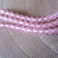 30x Achat Perlen 6 mm Rosa Farbe Bild 1