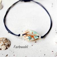 Muschel mit Seesternen • Fußband | Makramee | Farbwahl Bild 1