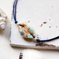 Muschel mit Seesternen • Fußband | Makramee | Farbwahl Bild 3