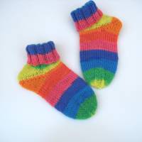 Dicke Socken gestrickt für Babys Kleinkinder Größe 25 bis 26 Bild 3