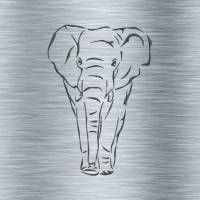 Stickdatei Elefant - 13 x 18 Rahmen - Afrika Tiere, Wüstentiere, Steppentier Stickmotiv, digitale Stickdatei Bild 2