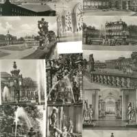 Altes Fotokärtchenset Dresden Zwinger in Schwarz weiß Vintage aus den 1970er Jahren Bild 1