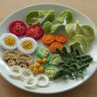 Häkelanleitung für einen gemischten Salat für die Kinderküche, pdf-Datei Bild 2