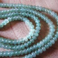 Rondelle Perlen aus Aventurin 6 mm x 4 mm ein Strang
