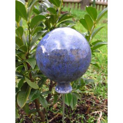 Rosenkugel, Beetstecker, Gartenkeramik,Gartenstecker, Gartenkugel