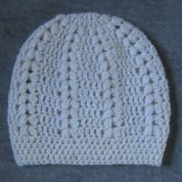 Mütze, kuschelweiche Wolle mit hübschem Muster, Beanie, Häkelmütze Bild 3