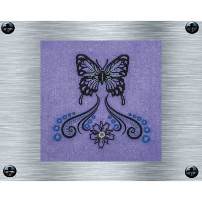 Stickdatei Butterfly - 14 x 14 Rahmen - Insekten Stickerei, Tiere, tierische Stickmotive, Stickkunst