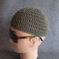 Männermütze extrakurz (ohrfrei) und extraluftig, Mütze, aus Baumwolle mit Elasthan Bild 2