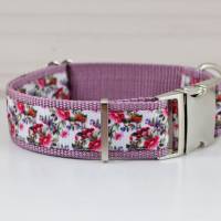 Hundehalsband oder Hundegeschirr mit Frühlings Blumen Bild 1