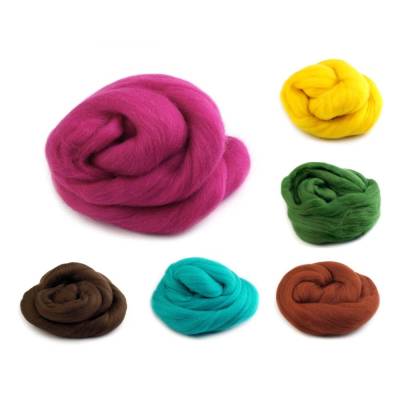 Schafwolle gekämmt extra fein