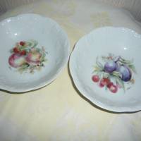 2 Porzellanschalen Porcelaine du Lus Limoges Früchtedekor Bild 1