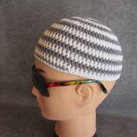 Männermütze extrakurz (ohrfrei), Mütze im Spiral-Design, aus Baumwolle mit Elasthan Bild 3