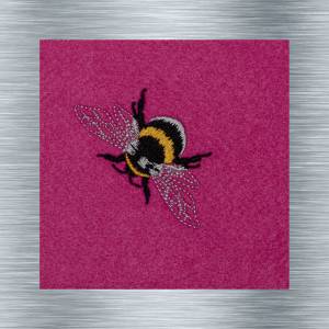 Stickdatei Biene - 10 x 10 Rahmen - Insekten Stickerei, Tiere, tierische Stickmotive, Stickkunst, digitale Stickdatei Bild 1