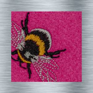 Stickdatei Biene - 10 x 10 Rahmen - Insekten Stickerei, Tiere, tierische Stickmotive, Stickkunst, digitale Stickdatei Bild 3