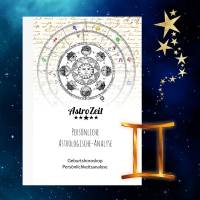Sternzeichen Zwillinge • Geburtshoroskop • SONDERANFERTIGUNG • personalisiertes Geburtstagsgeschenk / Astrologie-Buch Bild 1