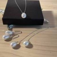 Moderne Echt Silber Ohrhänger mit Perlen,Perlen Ohrhänger,Ohrschmuck mit Perlen,Brautschmuck, Bild 7