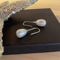 Moderne Echt Silber Ohrhänger mit Perlen,Perlen Ohrhänger,Ohrschmuck mit Perlen,Brautschmuck, Bild 9