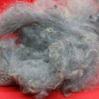 50 Gramm Wolle vom Karakul Lamm, zum Spinnen, Filzen und Basteln Bild 1