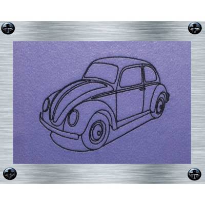Stickdatei Käfer - 13 x 18 Rahmen - Fahrzeuge, KFZ, fahrbereite Stickmotive, digitale Stickdatei, Nadelmalerei