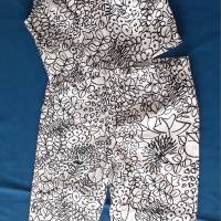 True Vintage Antik Designer Gerard Darel hochwertige Damen Hose mi Top Sommer Gr. D 38 90er nicht getragen Bild 10