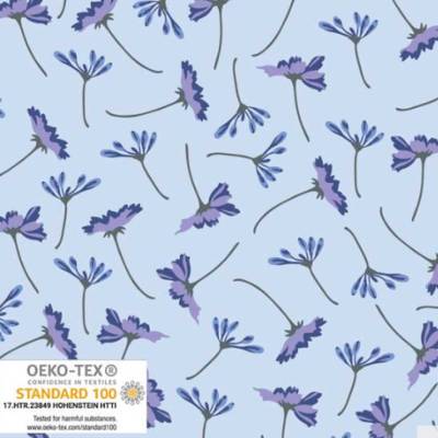 Stof Fabrics, dänischer Designerstoff, Jersey, Extrabreite 160 cm,  Meterware, Stoff, Baumwolle, 