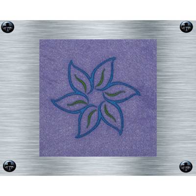 Stickdatei Blume einfach - 10 x 10 Rahmen - Botanische Stickmotive, Blumenstickerei, digitale Stickdatei, Nadelmalerei