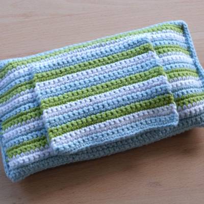 Häkelanleitung Feuchttüchertasche, pdf-Datei