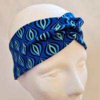 Haarband / Stirnband KNOTEN - KU 55-57 - blau OVALE von he-ART by helen hesse Bild 6