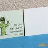 Coole Glückwunschkarte "Kaktus" | Geschenkanhänger, Grußkarte Bild 2