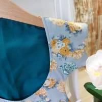 Wäscheklammerkleidchen mit oder ohne passenden Holzbügel. Klammerkleidchen, Klammerbeutel, Aufbewharung "Blumenranke Bild 3
