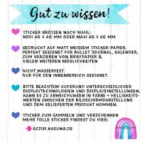 Stickerbogen Papierbötchen Bild 9