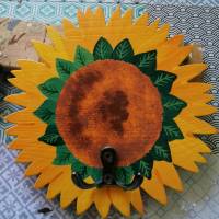 Kleiderhaken - Sonnenblume Bild 1