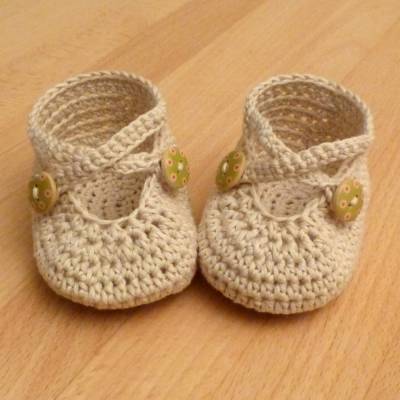 Häkelanleitung Babyschuhe 