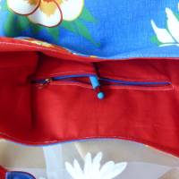 Trachten-Beutel-Tasche 'Zillertal' mit Reißverschuss-Innentasche, Unikat hessmade Bild 3