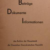 Schriftenreihe des Stadtarchivs Berlin 1964 Bild 2