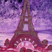 Gemälde PARIS PARIS Acrylbild abstrakte Acrylmalerei Kunst direkt v. Künstler Malerei Acrylbild auf Keilrahmen Bild 3