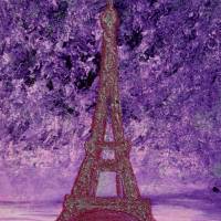 Gemälde PARIS PARIS Acrylbild abstrakte Acrylmalerei Kunst direkt v. Künstler Malerei Acrylbild auf Keilrahmen Bild 4