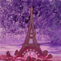 Gemälde PARIS PARIS Acrylbild abstrakte Acrylmalerei Kunst direkt v. Künstler Malerei Acrylbild auf Keilrahmen Bild 6