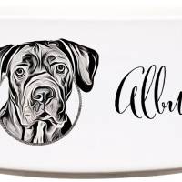 Keramik Futternapf CANE CORSO ︎ personalisiert ︎ Hundenapf mit Name Bild 1