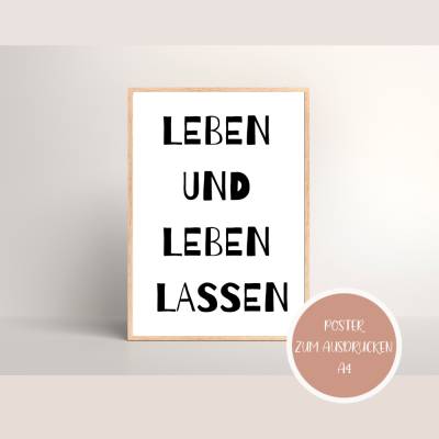 Poster zum Ausdrucken - Poster, Wandbild Download