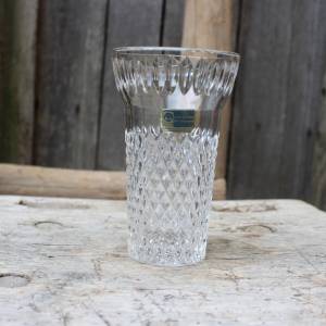 Vase 24 % Bleikristall Lausitzer Glas 60er 70er Jahre DDR Bild 3
